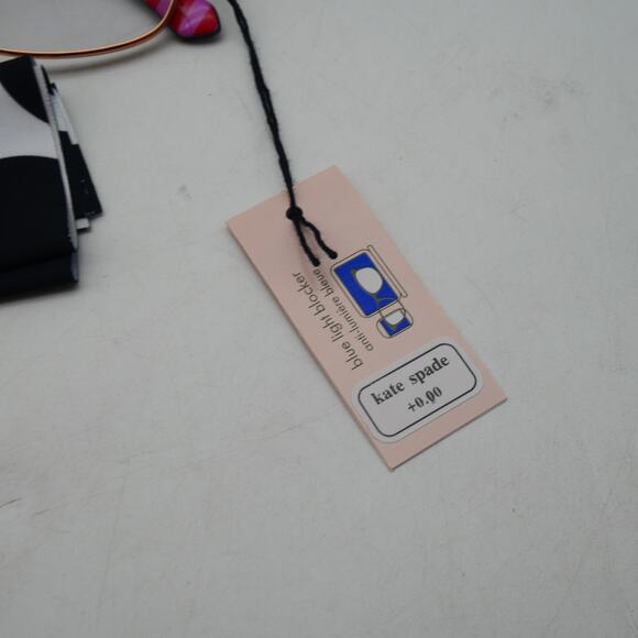 NEW Kate Spade Salome/BB Blue Light Blocking Eyeglasses Gold Square Frame - Picture 2 of 8